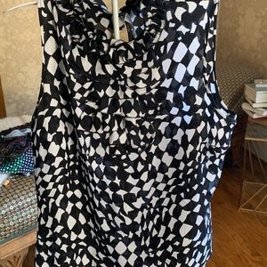 Doncaster all silk ruffle front‎ blouse. Worn once